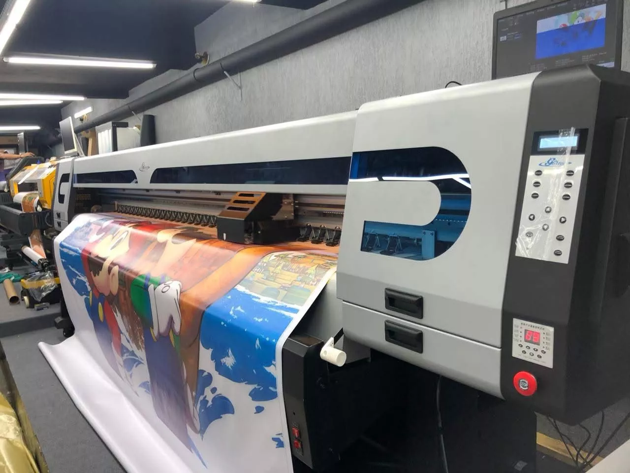 Glitter Ecosolvent 3204 i3200 Dijital Baskı Makinesi